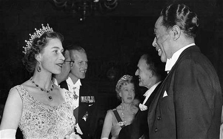 Duke Ellington meets HM Queen Elizabeth